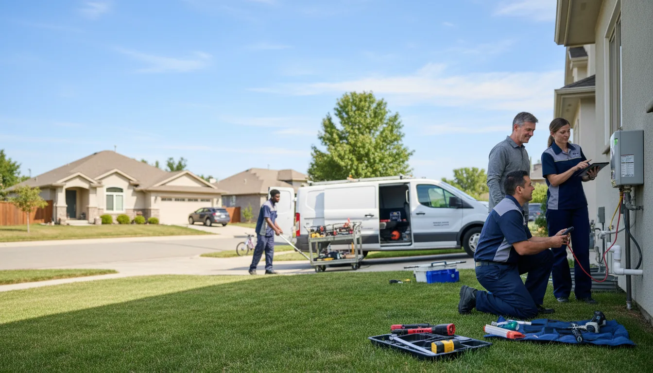 Tankless water heater service in Roselle, IL